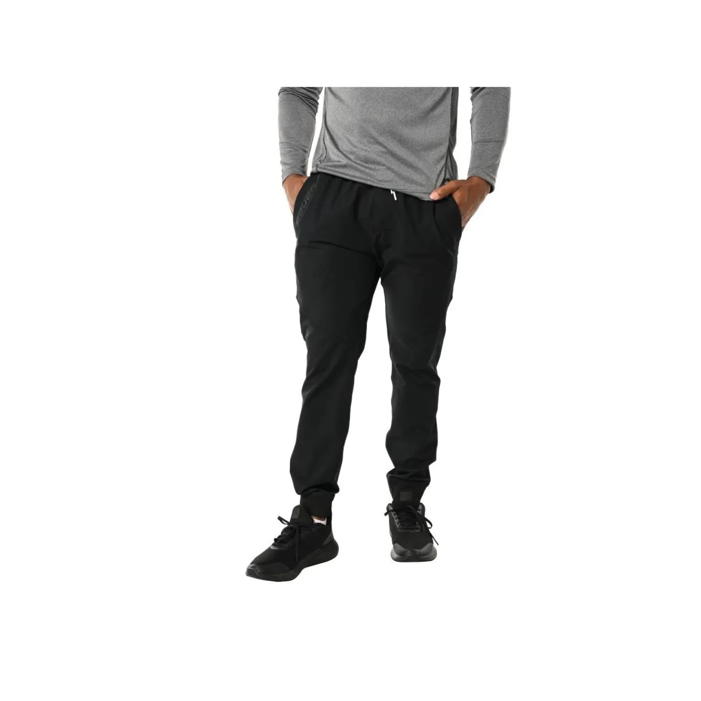 Byxa Team Woven Yth Black Byxor Junior|Mjukisbyxor Junior