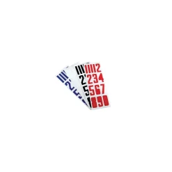 New Hjälmtillbehör Nummer 3-pack - BLÅ Hockeyhjälm Tillbehör