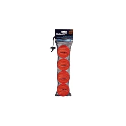Online Hockeyball Warm 4-Pack. - ORANGE Street Hockey Bollar