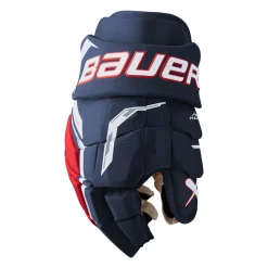 Clearance Hockeyhandskar Supreme F50 Pro Sr Navy/Red/White Bauer|Hockeyhandskar Senior
