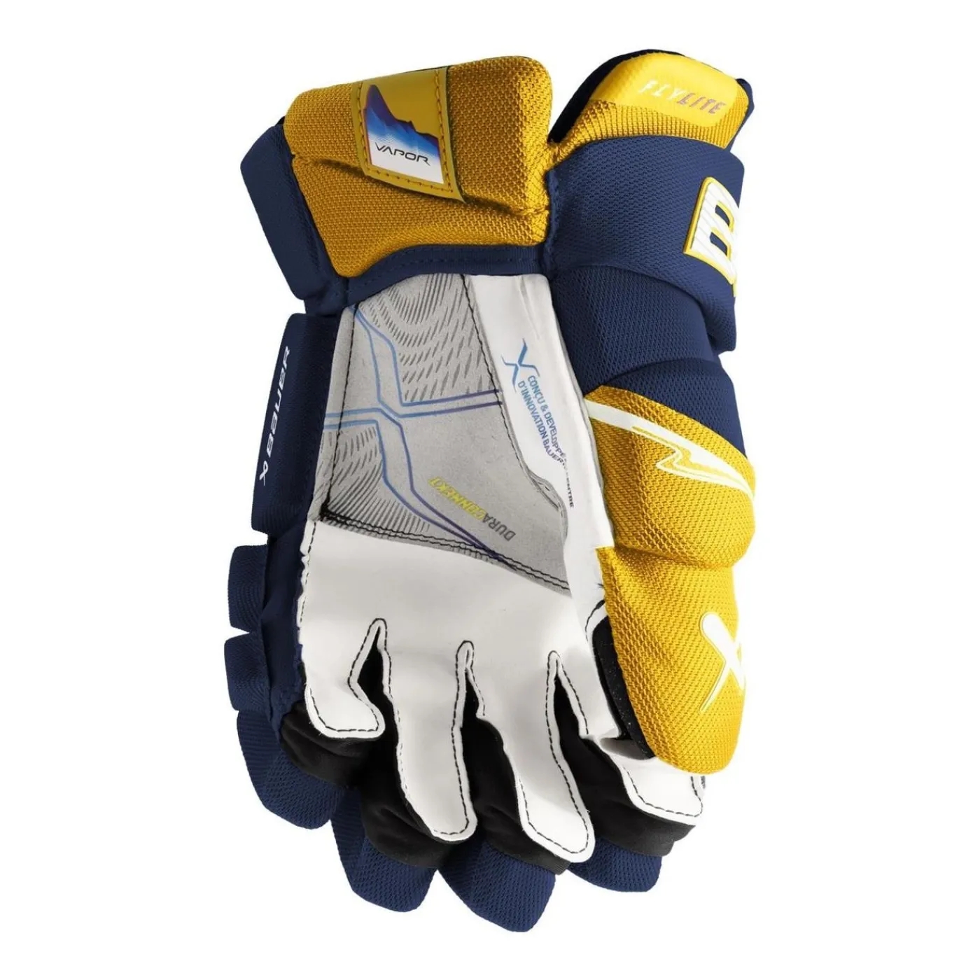 Hockeyhandskar Vapor Flylite Int Navy/Gold Hockeyhandskar Intermediate