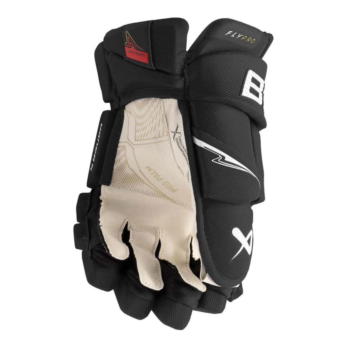 Discount Hockeyhandskar Vapor Flypro Jr Black/White Hockeyhandskar Junior|Hockeyutrustning Junior