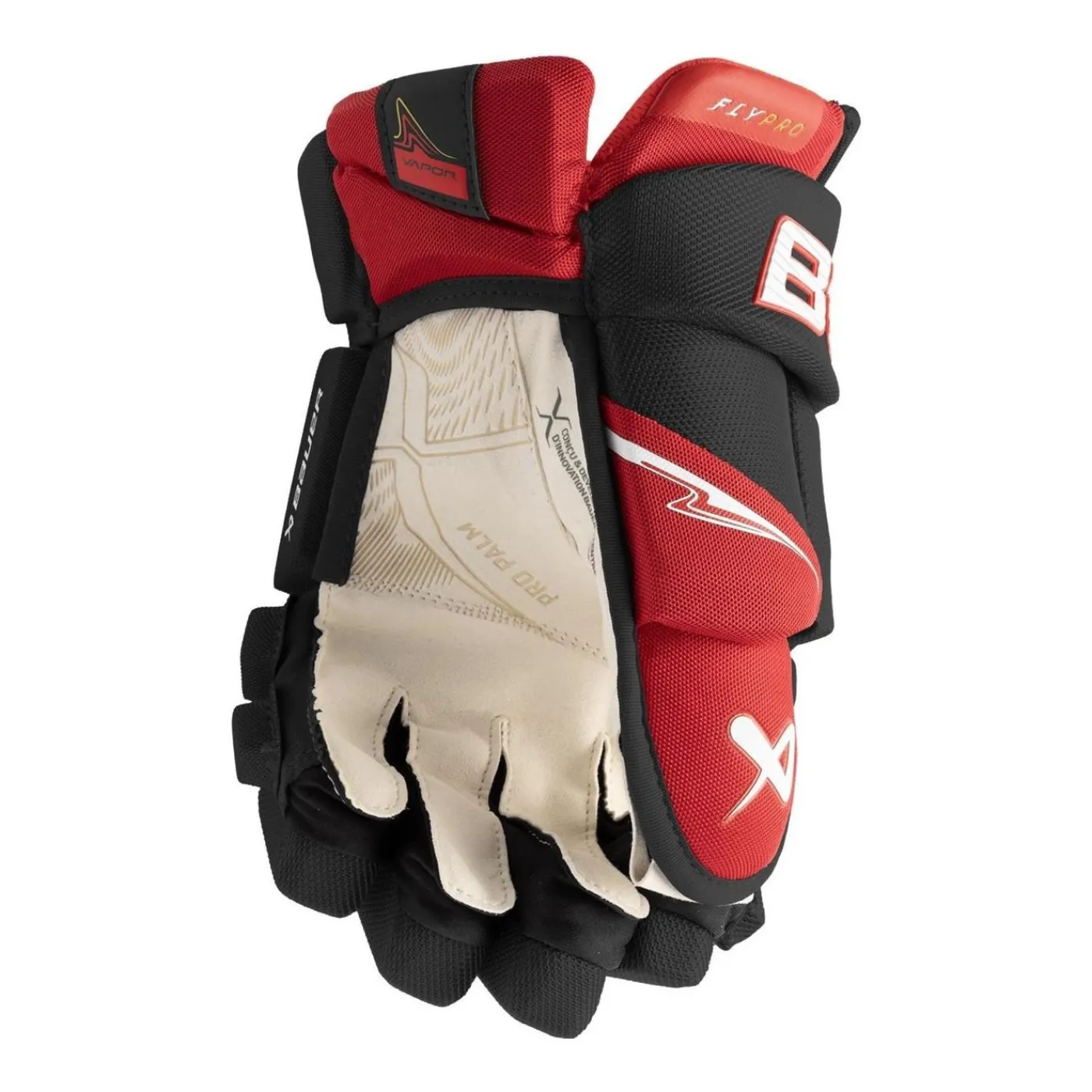 Discount Hockeyhandskar Vapor Flypro Jr Black/Red Hockeyhandskar Junior|Hockeyutrustning Junior