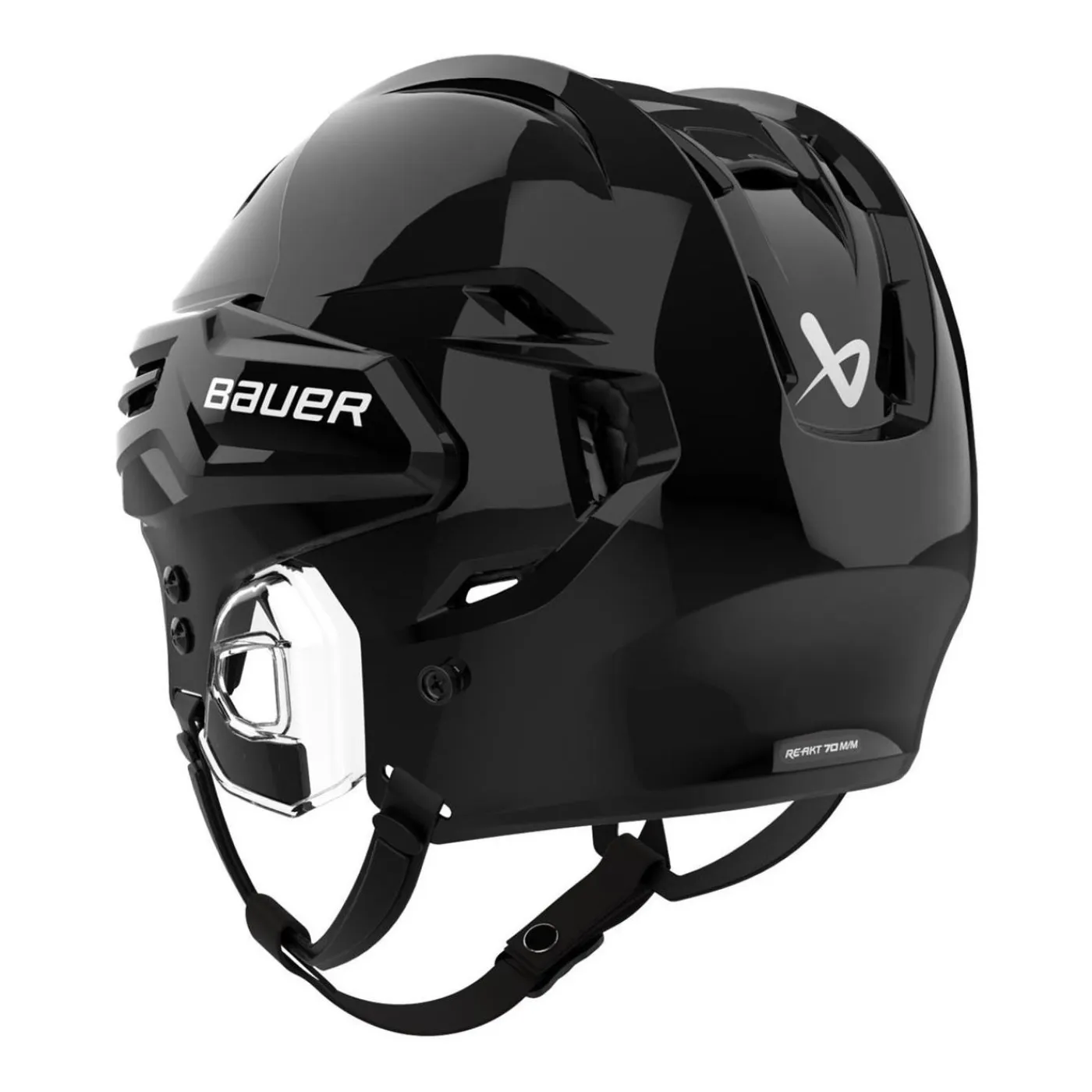 New Hockeyhjälm Re-Akt 70 Black Hockeyhjälmar Utan Galler