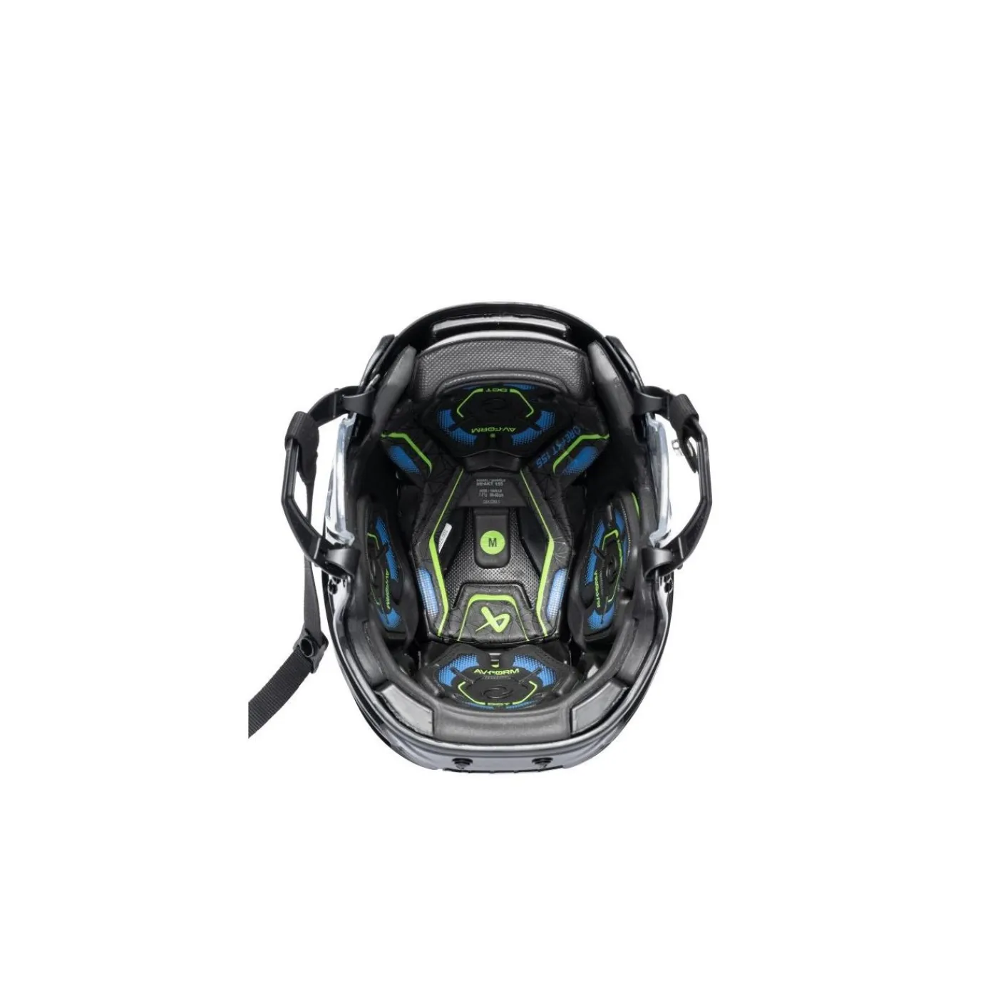 New Hockeyhjälm Re-Akt 155 Combo Black Hockeyhjälmar Med Galler