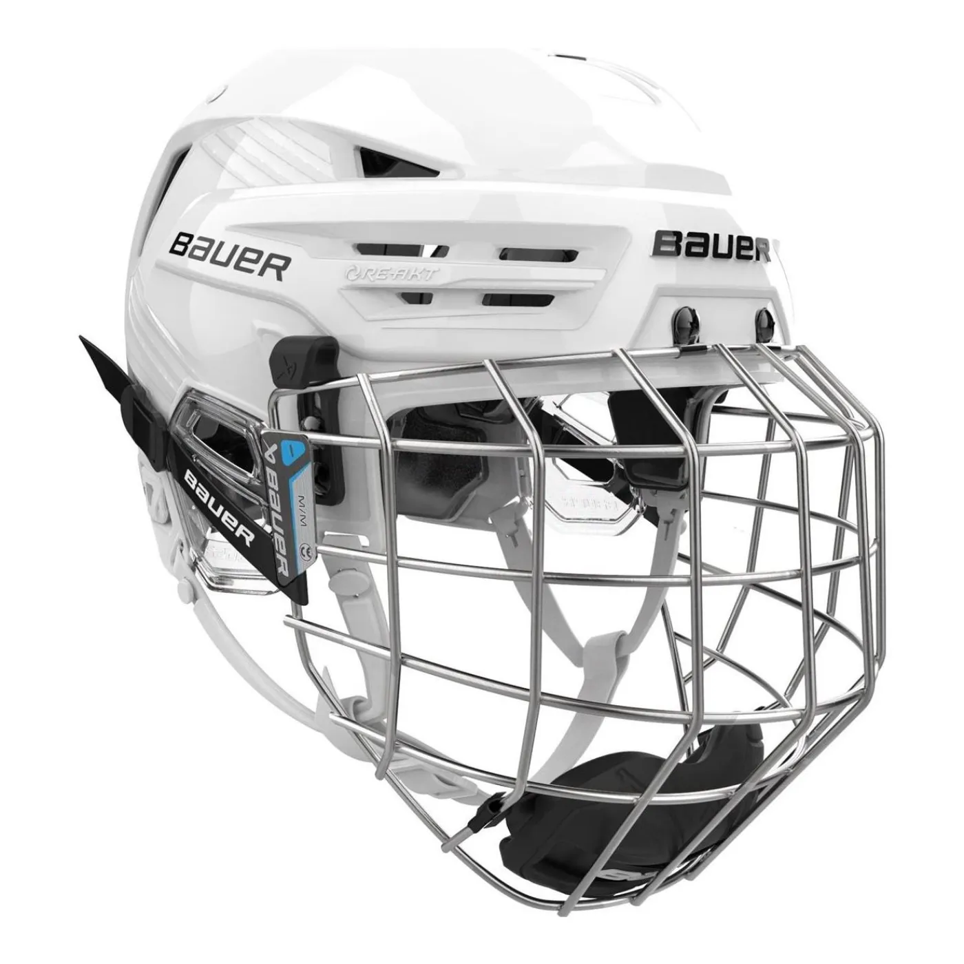 Discount Hockeyhjälm Re-Akt 90 Combo White Hockeyhjälmar Med Galler