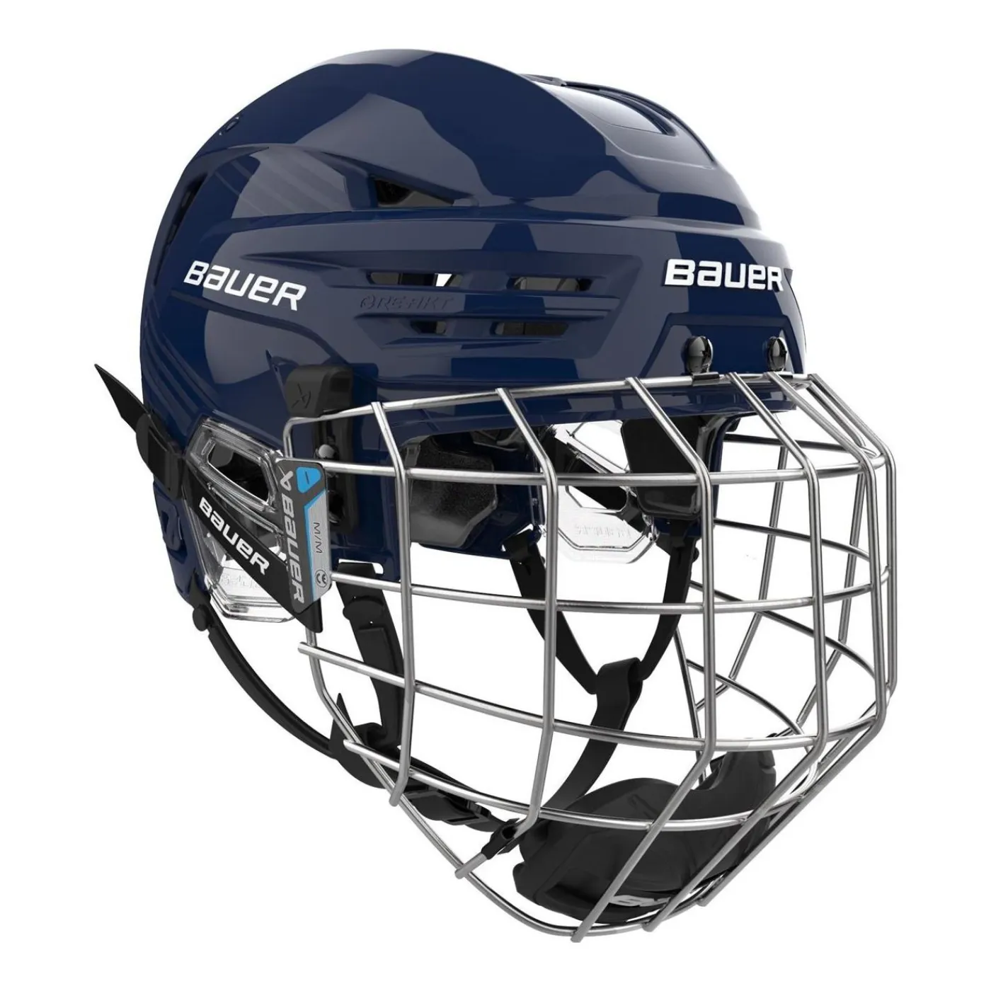 Online Hockeyhjälm Re-Akt 90 Combo Navy Hockeyhjälmar Med Galler