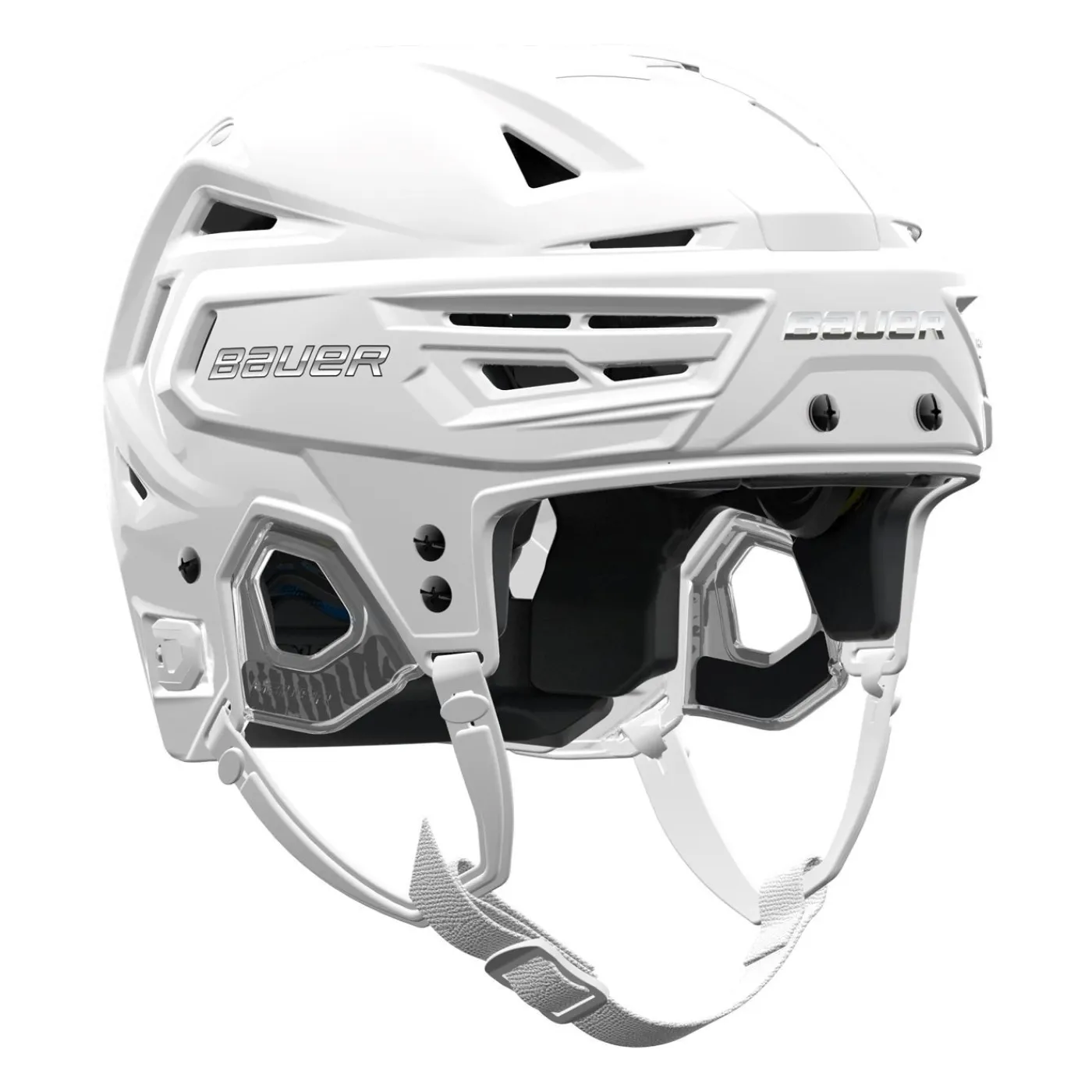 New Hockeyhjälm RE-AKT 150 Combo - M, VIT Hockeyhjälmar Med Galler