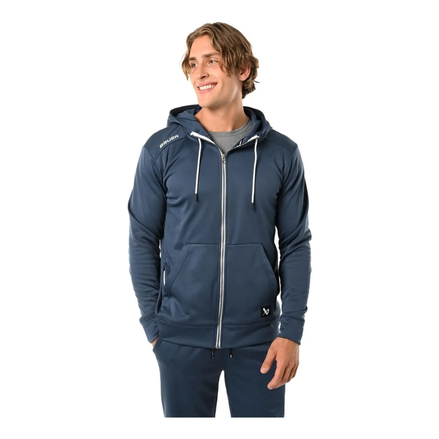 Discount Hoodie Team Fleece Zip Sr Navy Hoodies Senior