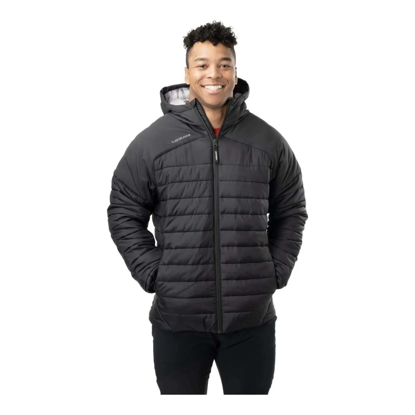 Clearance Jacka Team Puffer Sr Black Teamtextil Jackor Sr|Jackor Senior