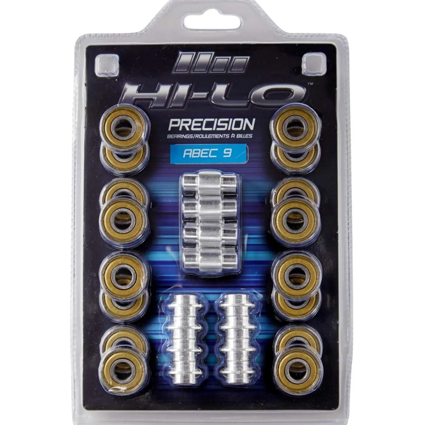 Best Kullager HI-LO ABEC 9 (608) - One size Inlineshjul Bauer|Inlineshjul