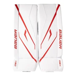 Sale Målvaktsbenskydd GSX Jr White/Red Målvaktsbenskydd Junior