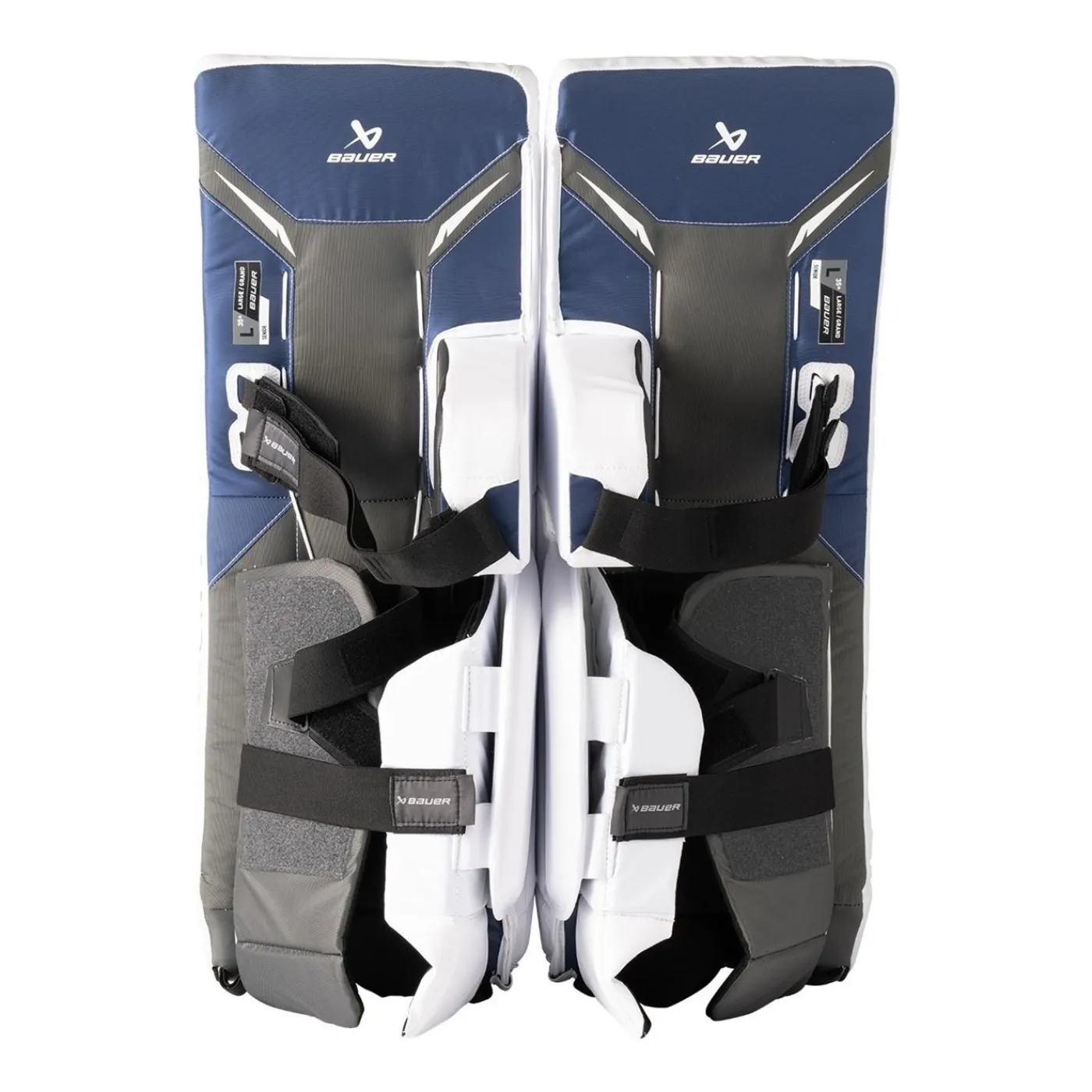 Clearance Målvaktsbenskydd GSX Sr White/Blue Målvaktsbenskydd Senior