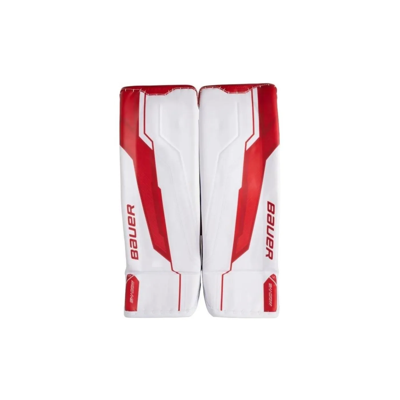 Hot Målvaktsbenskydd Supreme Shadow Sr White/Red Målvaktsbenskydd Senior