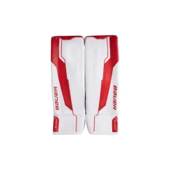 Hot Målvaktsbenskydd Supreme Shadow Sr White/Red Målvaktsbenskydd Senior