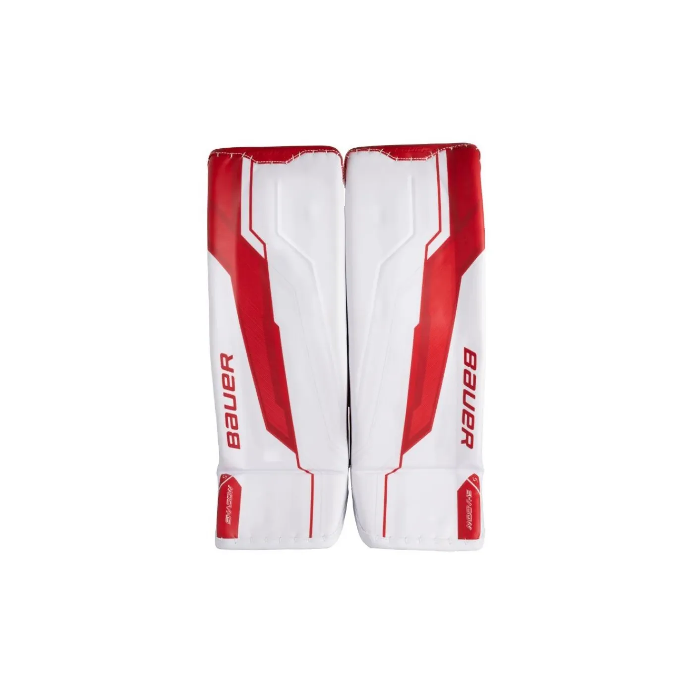 Hot Målvaktsbenskydd Supreme Shadow Sr White/Red Målvaktsbenskydd Senior