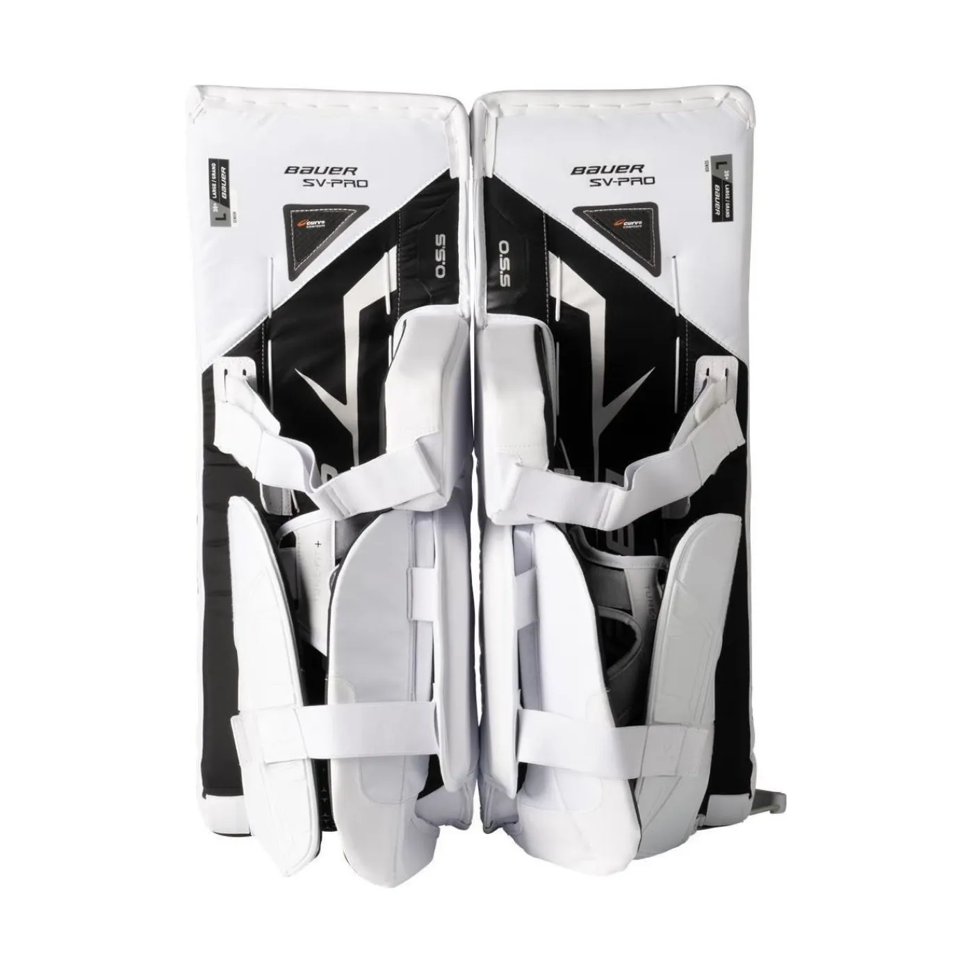 Målvaktsbenskydd SV-Pro Int White/Navy Målvaktsbenskydd Intermediate