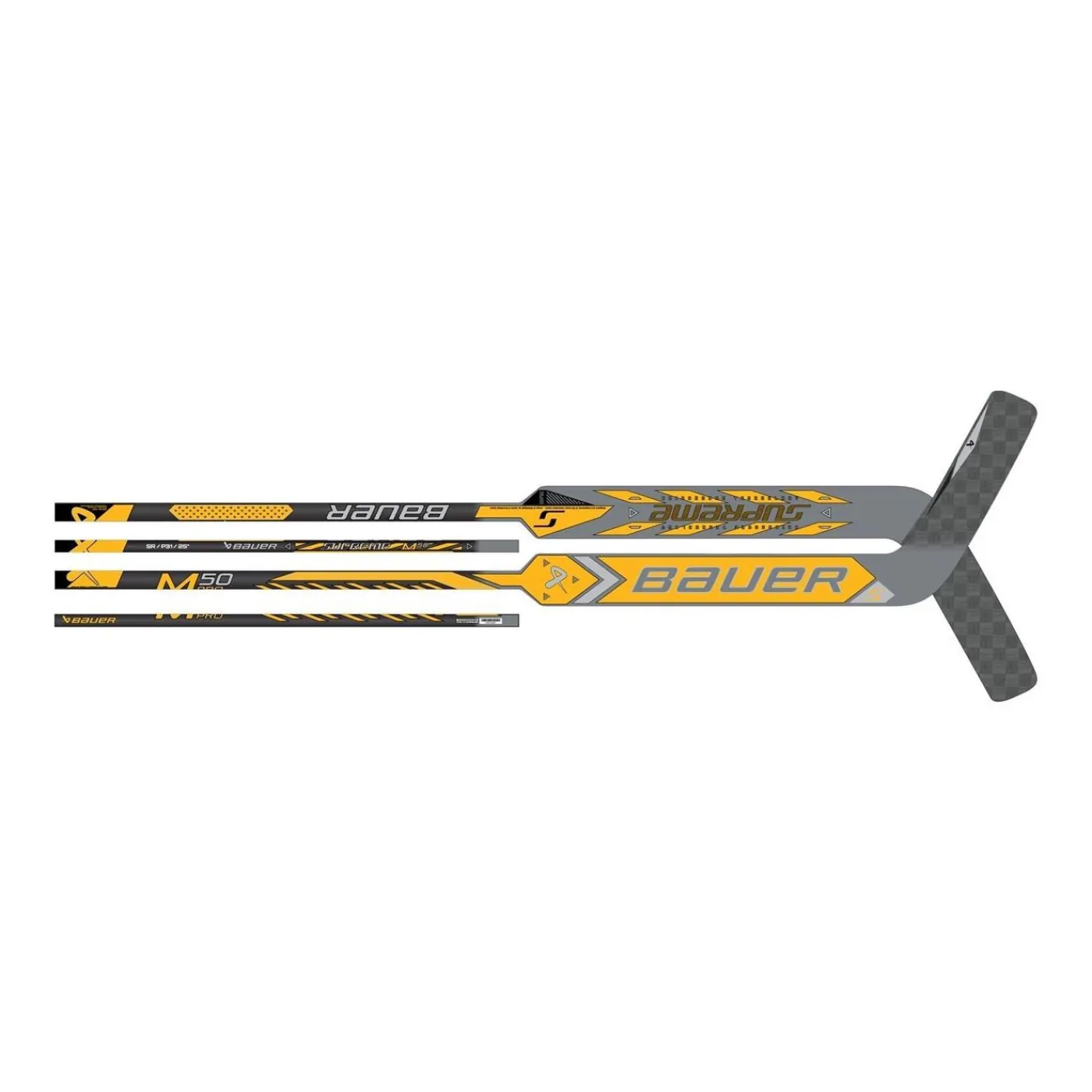 Clearance Målvaktsklubba M50 Pro Sr Sports Gold Målvaktsklubbor Senior