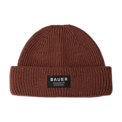 Best Mössa Ribbed Fisherman Beanie Sr Brown Mössor Bauer