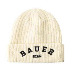 New Mössa Ribbed Knit Toque Sr Cream Mössor Bauer