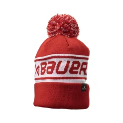 Online Mössa Team Ribbed Pom Sr Red Mössor Bauer