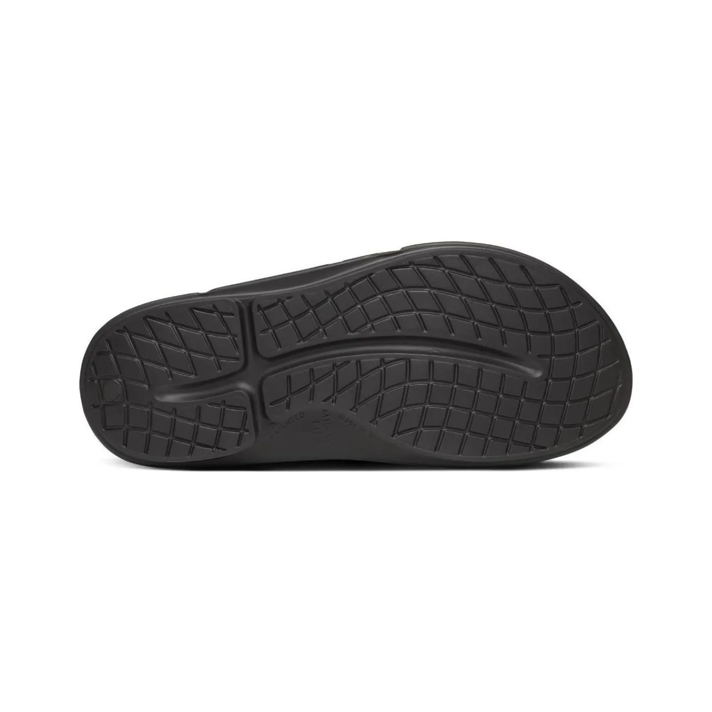 Tofflor OOFOS Slide Sport Flex Black Badtofflor Bauer|Bauer