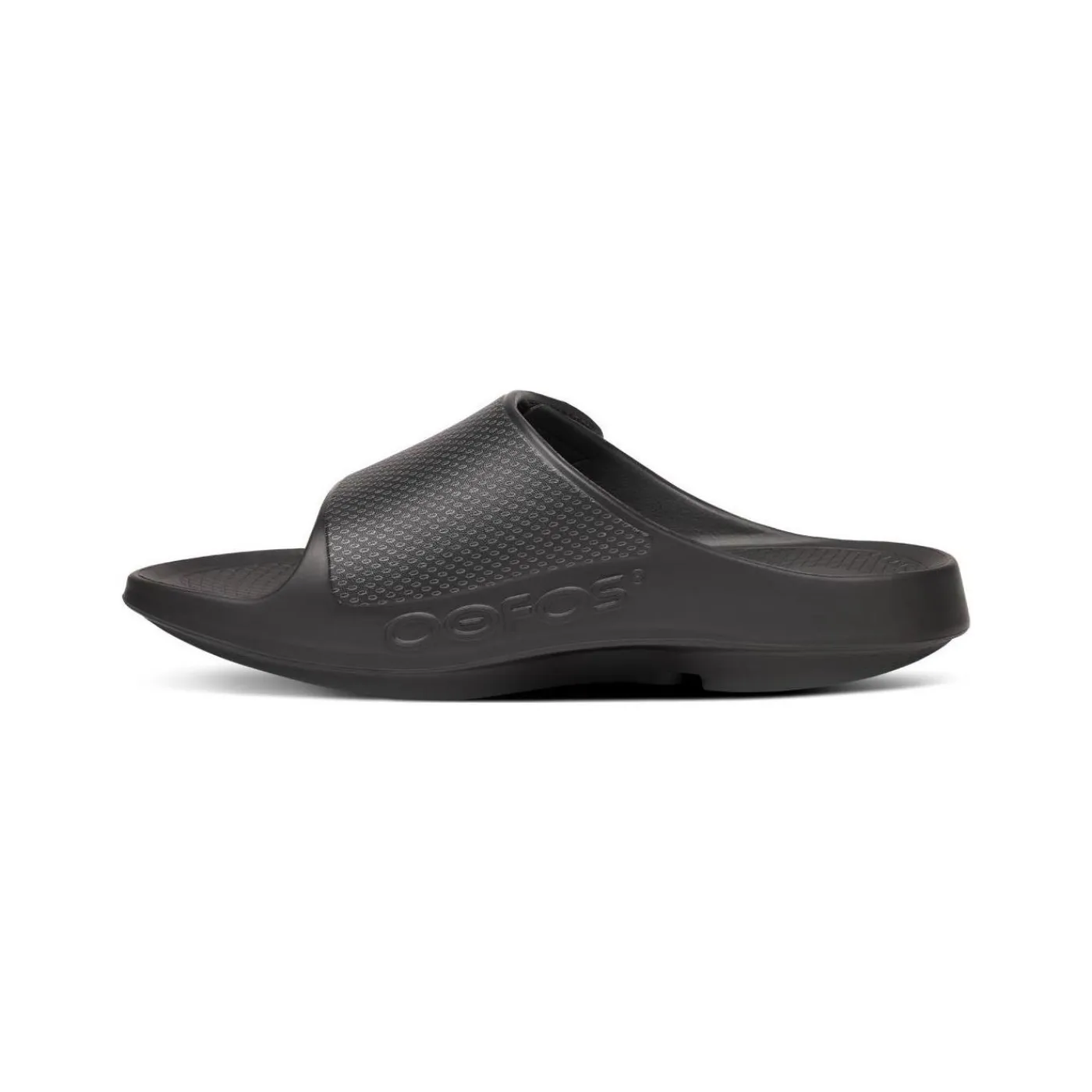 Tofflor OOFOS Slide Sport Flex Black Badtofflor Bauer|Bauer