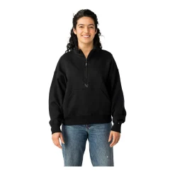 New Tröja Premium Core 1/4 ZIP Womans Sr Black Tröjor Senior