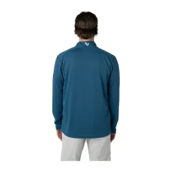 Best Tröja Premium Performance 1/4 ZIP Sr Blue Teamtextil Tröjor Sr