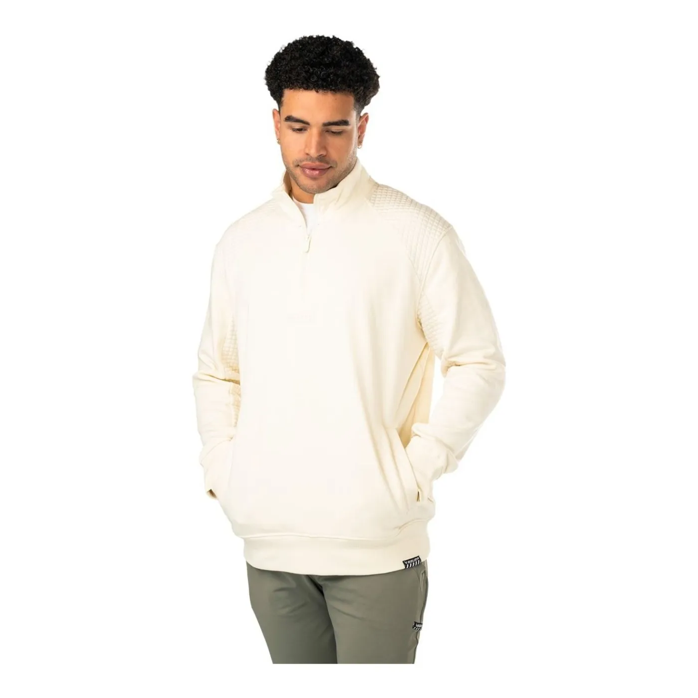 Sale tröja Quilted 1/4 Zip Sr Jackor Senior