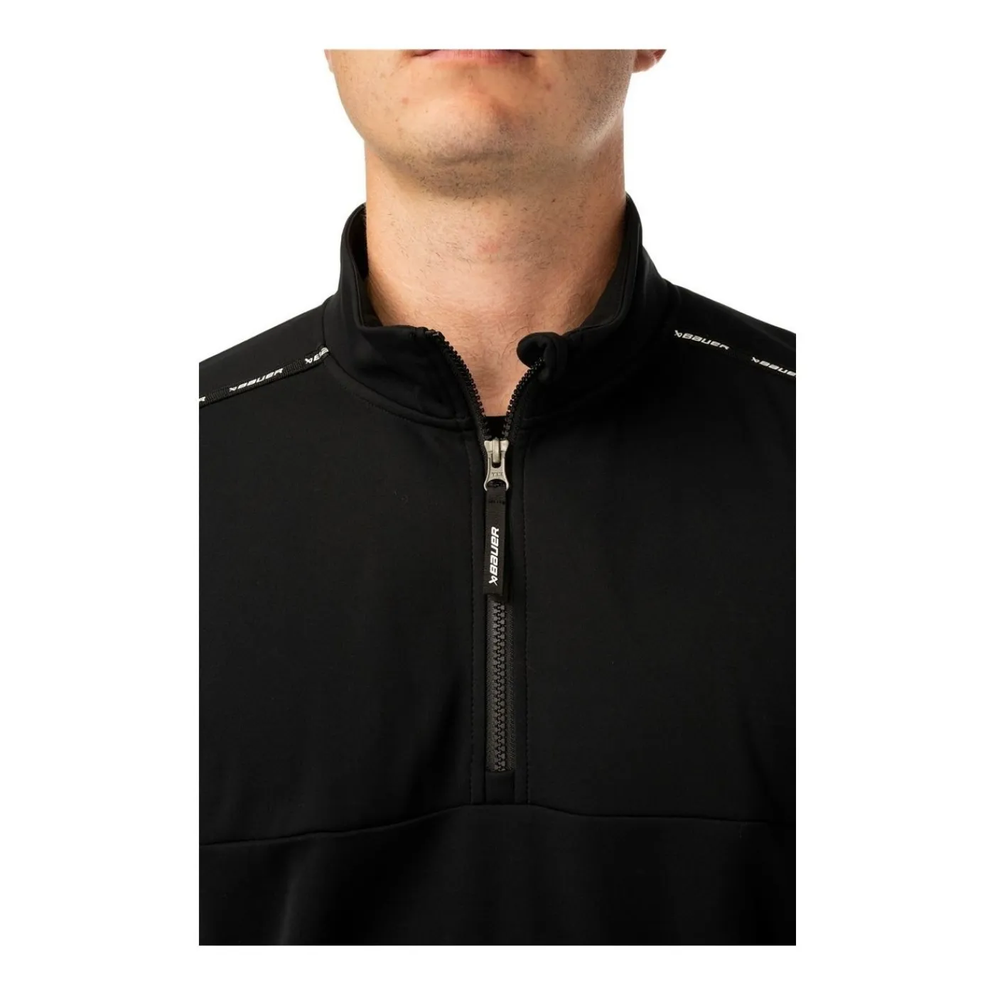 Sale Tröja Team Fleece 1/2 Zip Sr Black Tröjor Senior