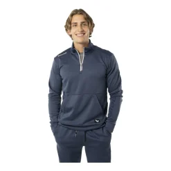 Clearance Tröja Team Fleece 1/2 Zip Sr Navy Teamtextil Tröjor Sr|Tröjor Senior