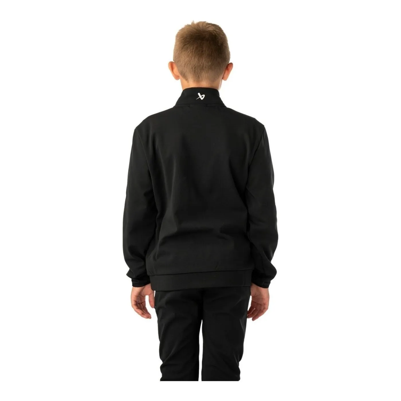 Hot Tröja Team Fleece 1/2 Zip Yth Black Teamtextil Tröjor Jr