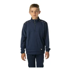 New Tröja Team Fleece 1/2 Zip Yth Navy Teamtextil Tröjor Jr