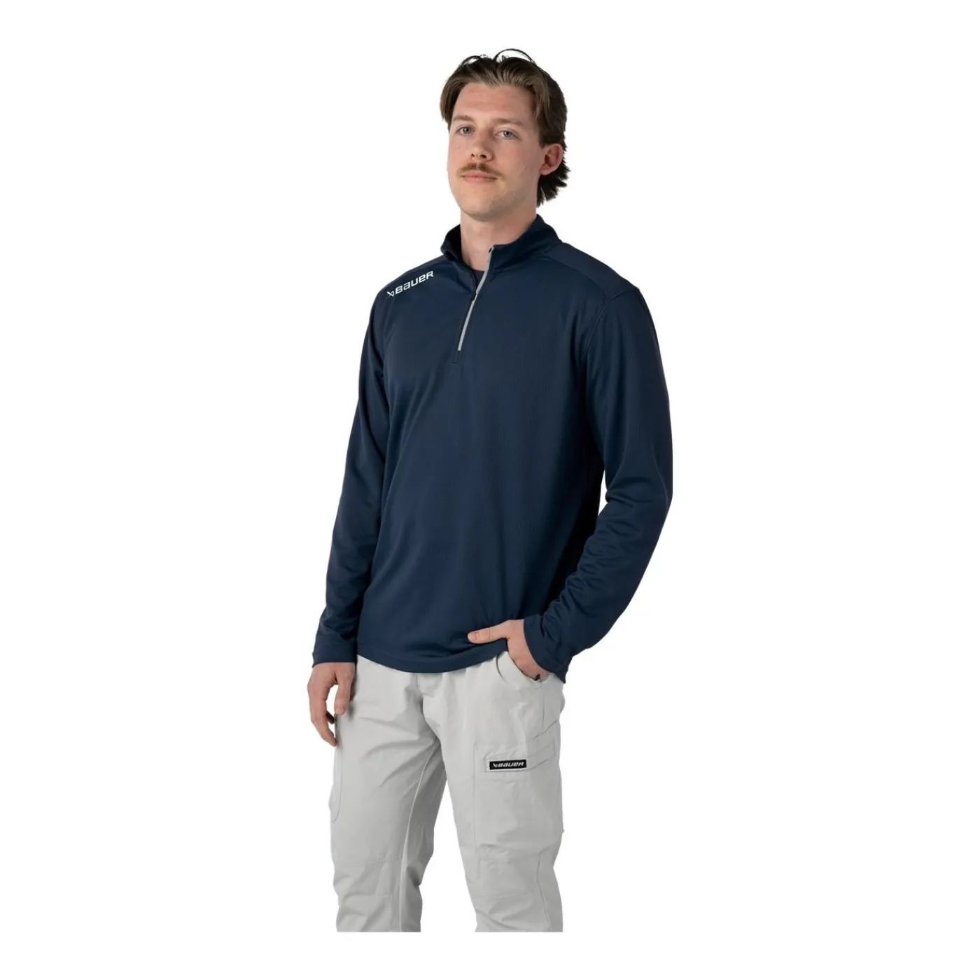 Hot Tröja Team Performance 1/4 Zip Sr Navy Tröjor Senior