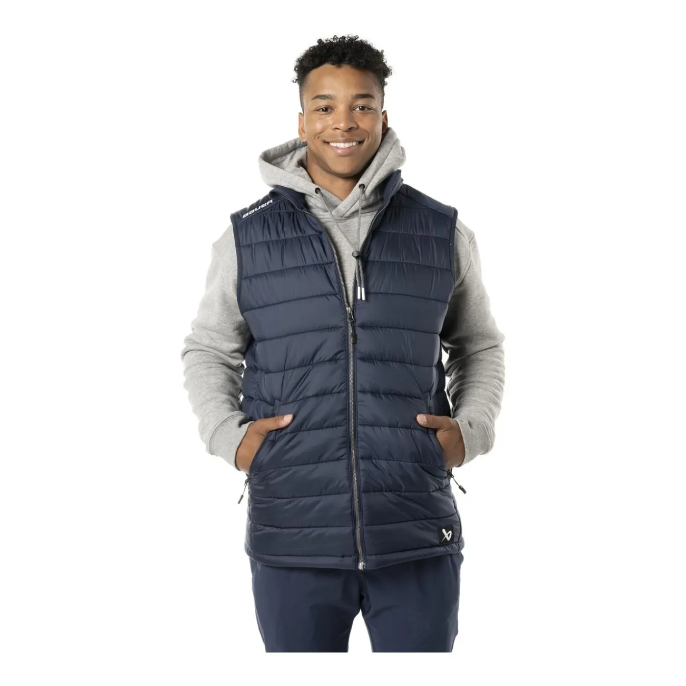 Clearance Väst Team Puffer Sr Navy Teamtextil Jackor Sr|Jackor Senior