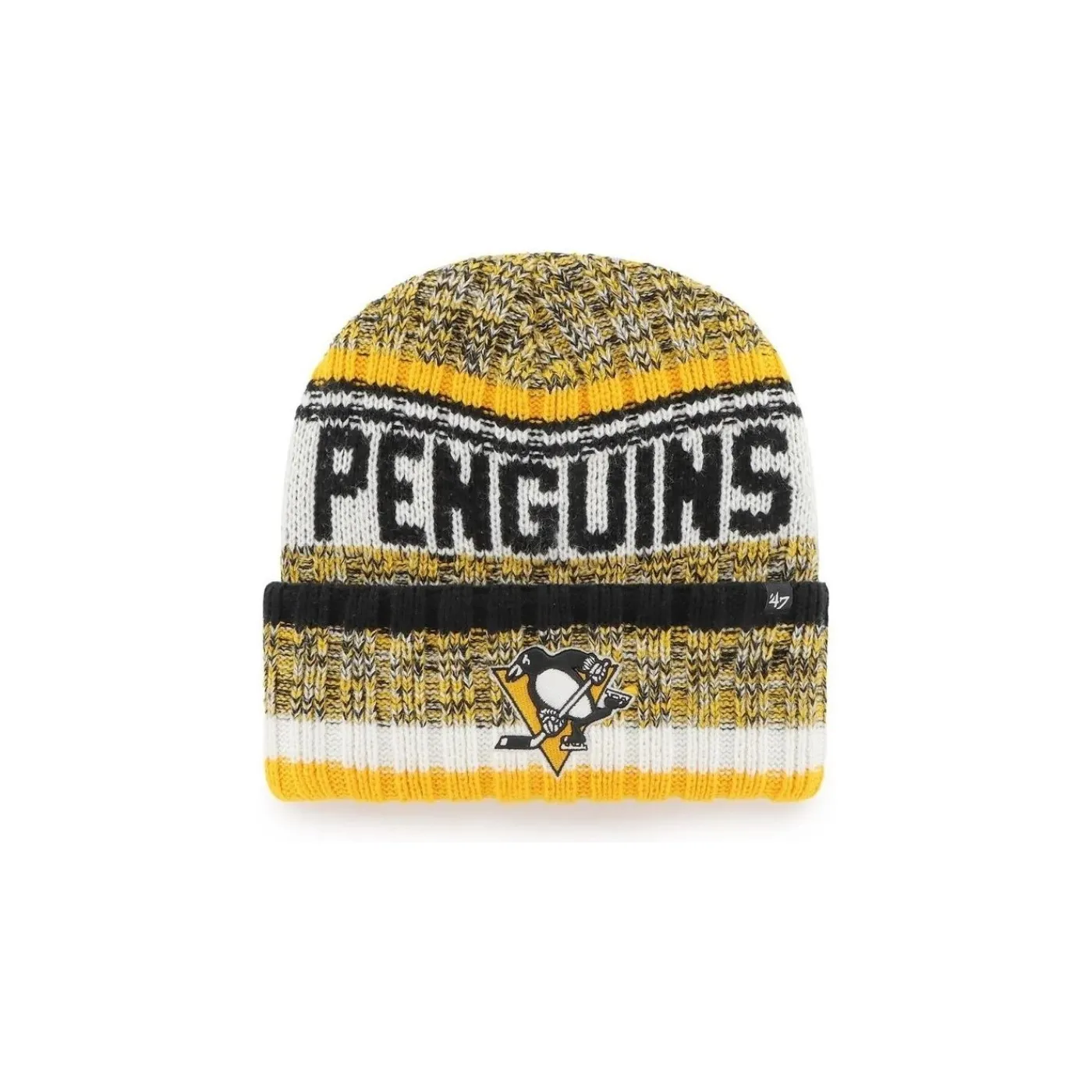 New Mössa NHL Quick Route Cuff Knit Pittsburgh Penguins Mössor Nhl|47 Brand