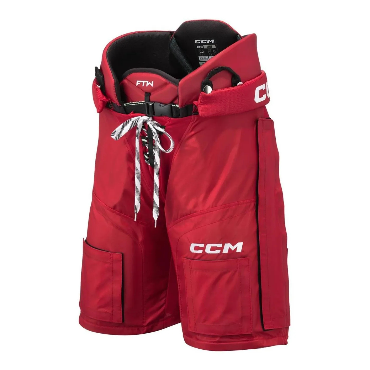 Outlet Byxa Jetspeed FTW Velcro Sr Red Hockeybyxor Senior|Hockeybyxor