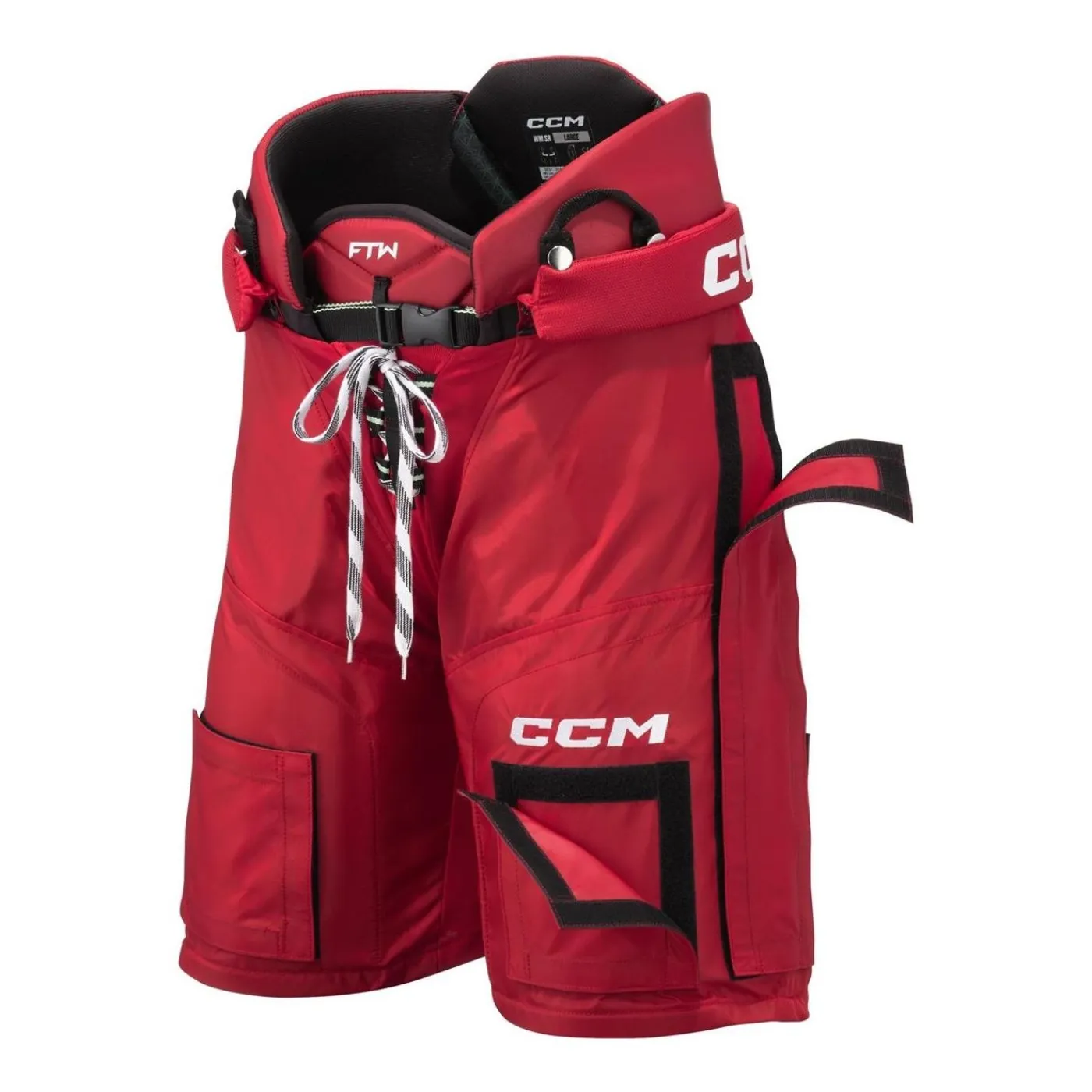 Outlet Byxa Jetspeed FTW Velcro Sr Red Hockeybyxor Senior|Hockeybyxor