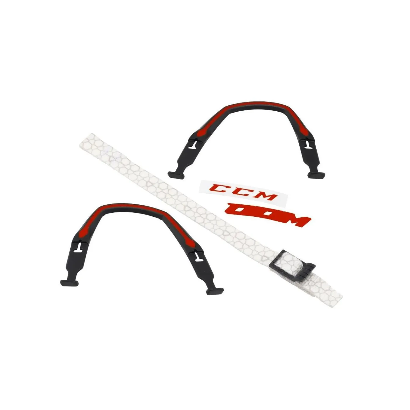 Clearance Färgkit Super Tacks X/910 Black/Red Hockeyhjälm Tillbehör