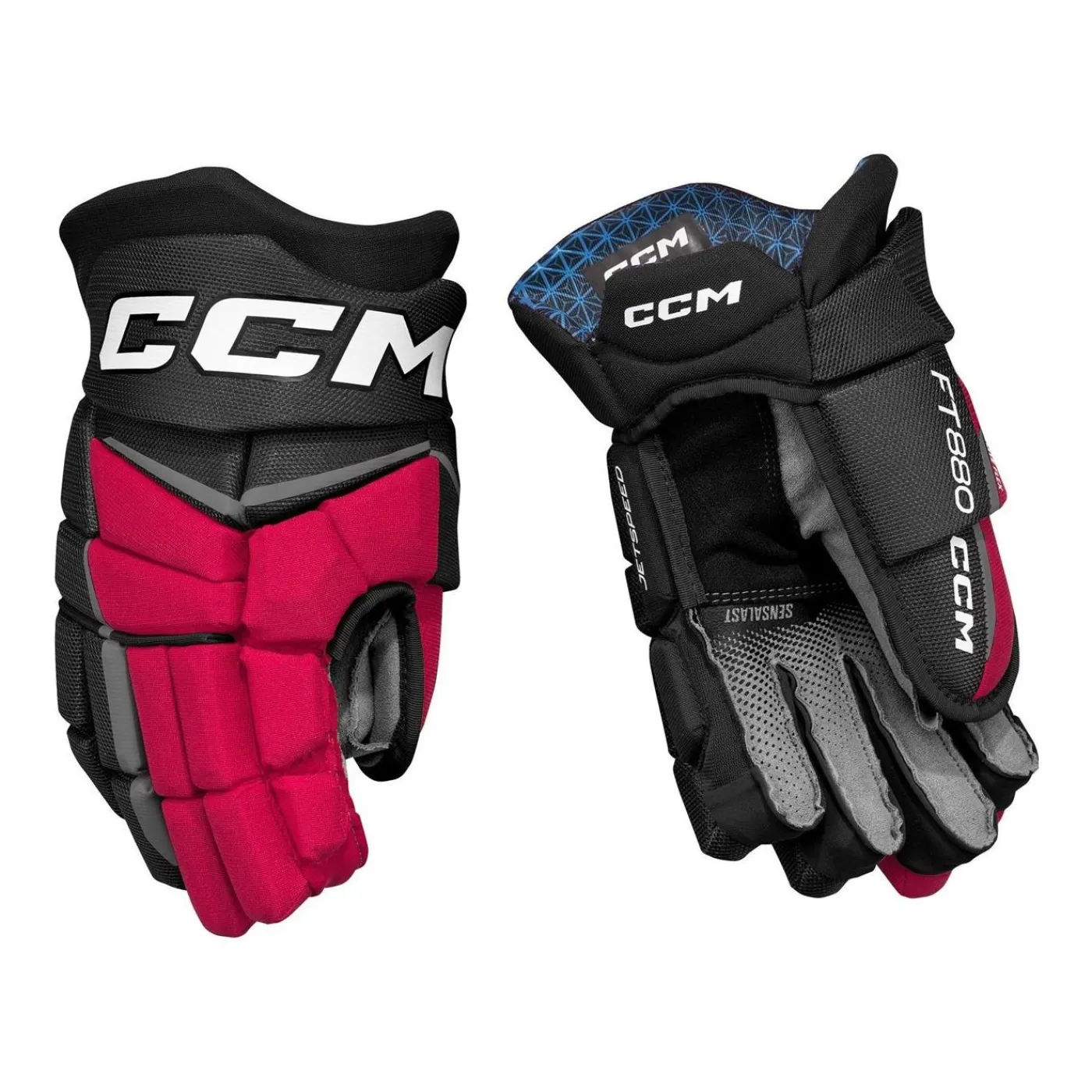 Sale Hockeyhandskar Jetspeed FT880 Sr Black/Red/White Hockeyhandskar Senior