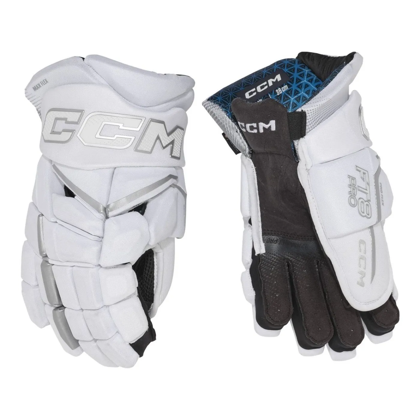 Best Hockeyhandskar Jetspeed FT8 Pro White Sr Hockeyhandskar Senior