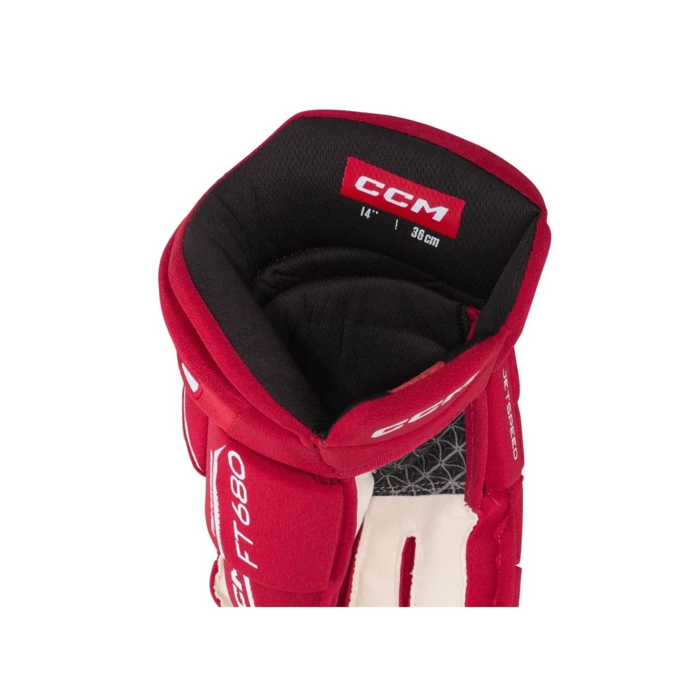 Discount Hockeyhandskar Jetspeed 680 Sr Red/White Hockeyhandskar Senior