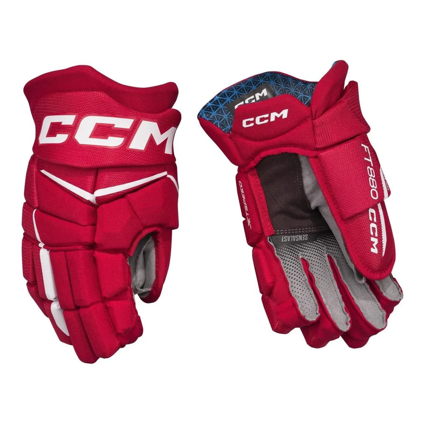 Hot Hockeyhandskar Jetspeed FT880 Jr Red/White Hockeyhandskar Junior|Hockeyutrustning Junior