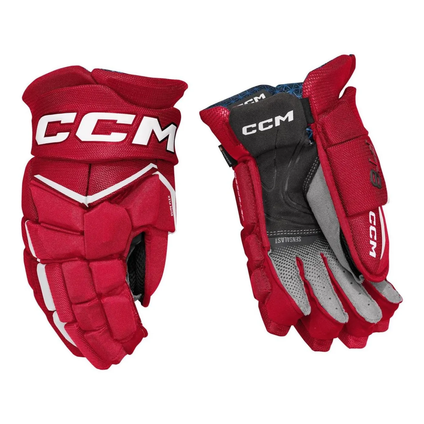 Hockeyhandskar Jetspeed FT8 Jr Red/White Hockeyhandskar Junior|Hockeyutrustning Junior