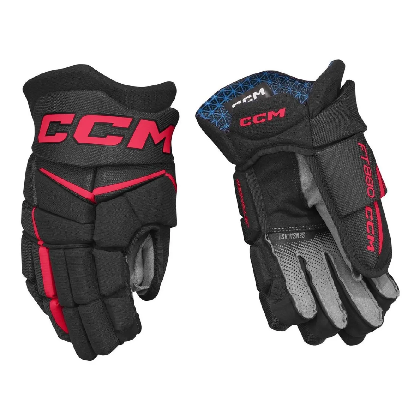 Sale Hockeyhandskar Jetspeed FT880 Jr Black/Red Hockeyhandskar Junior|Hockeyutrustning Junior