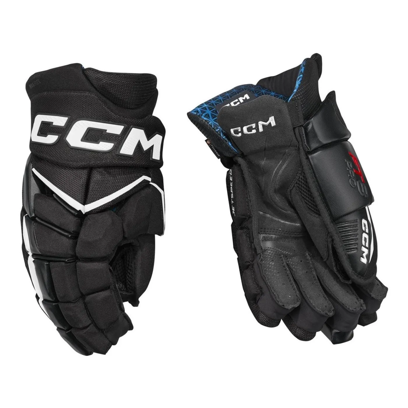 Online Hockeyhandskar Jetspeed FT8 Pro Jr Black/White Hockeyhandskar Junior|Hockeyutrustning Junior