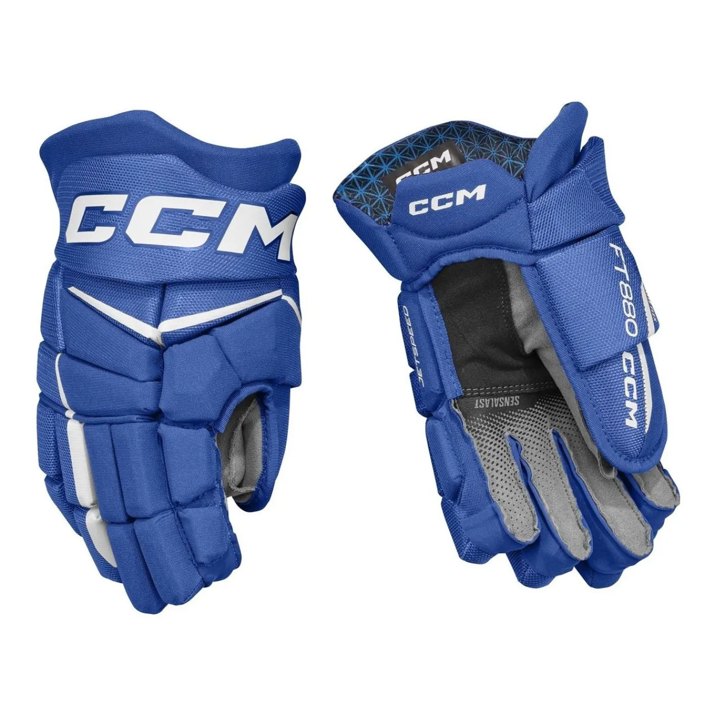 Hockeyhandskar Jetspeed FT880 Jr Royal/White Hockeyhandskar Junior|Hockeyutrustning Junior