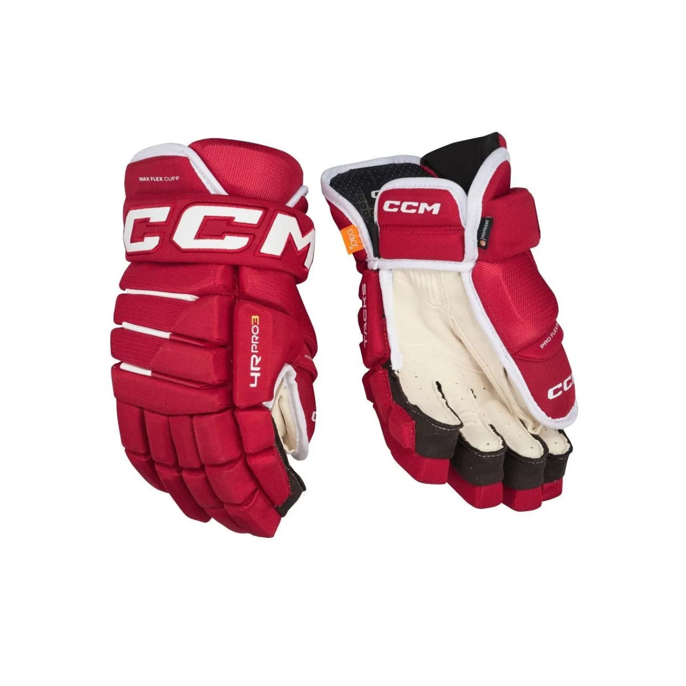 Sale Hockeyhandskar Tacks 4 Roll Pro 3 Sr Red/Red Hockeyhandskar Senior