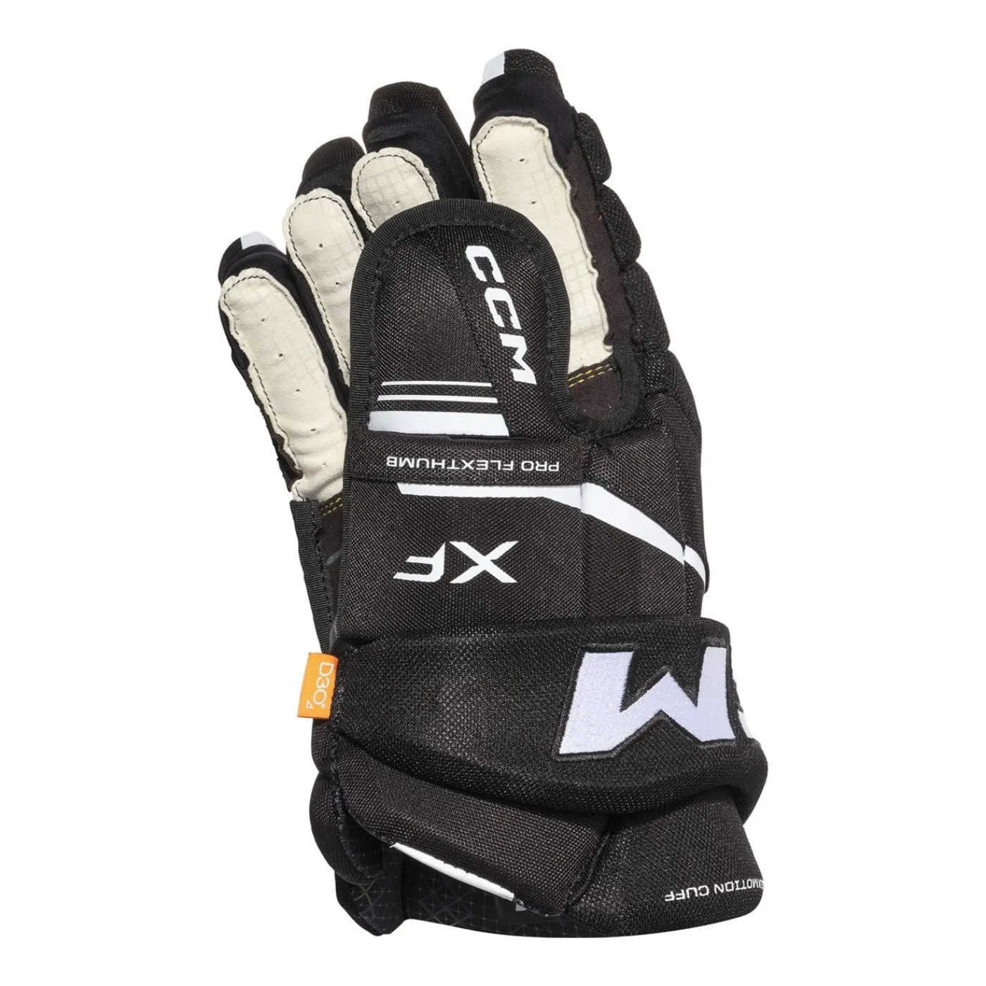 Clearance Hockeyhandskar Tacks XF Jr Black/White Hockeyhandskar Junior|Hockeyutrustning Junior